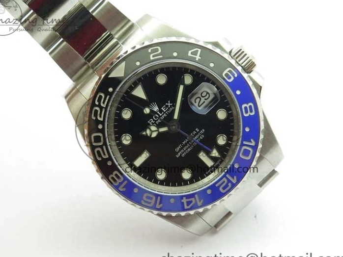 0413 SunProtective GMT-Master II 116710 BLNR Black Blue Ceramic 904L Steel Noob 1:1 Best Edition SA3186 CHS V 2876